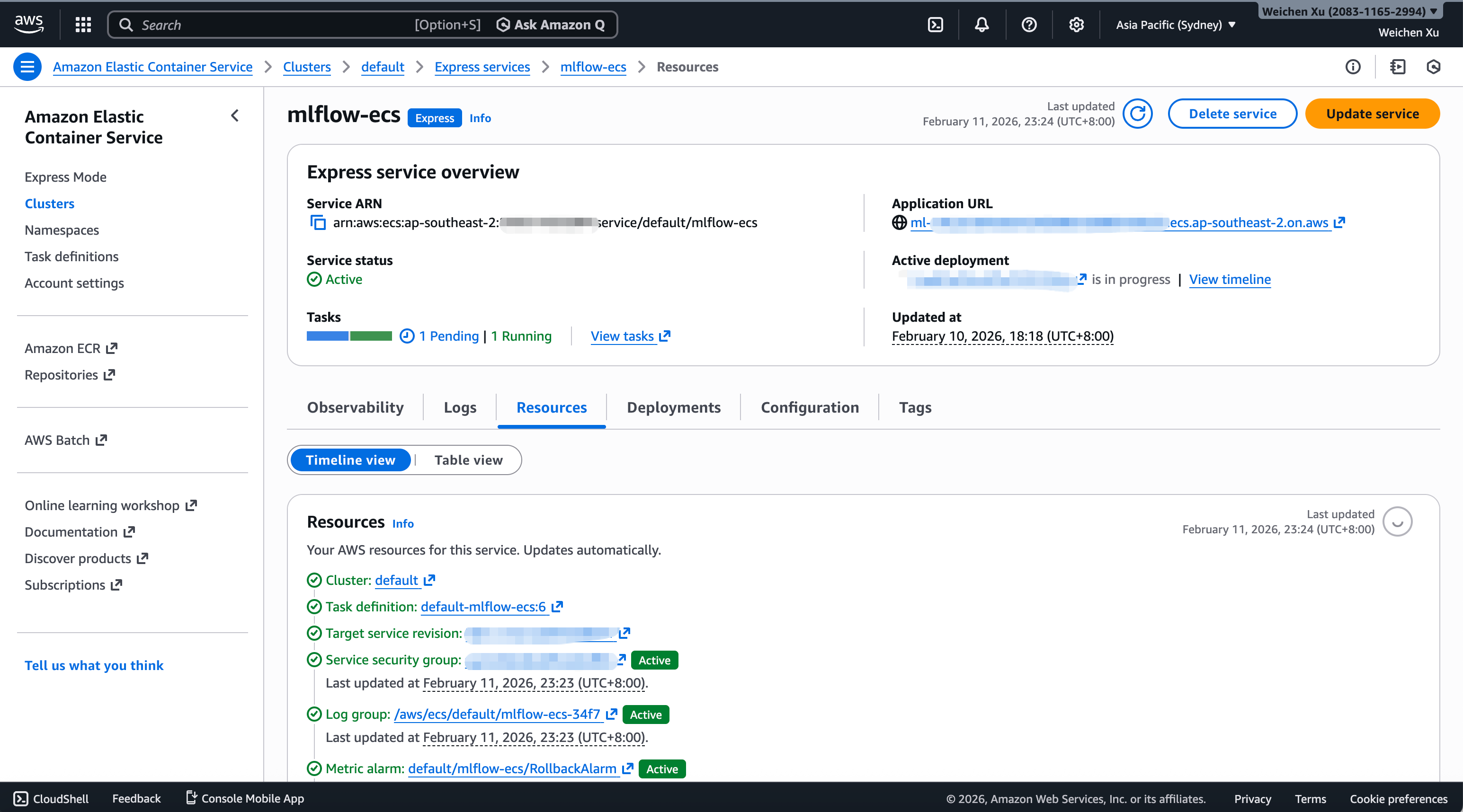 create ECS