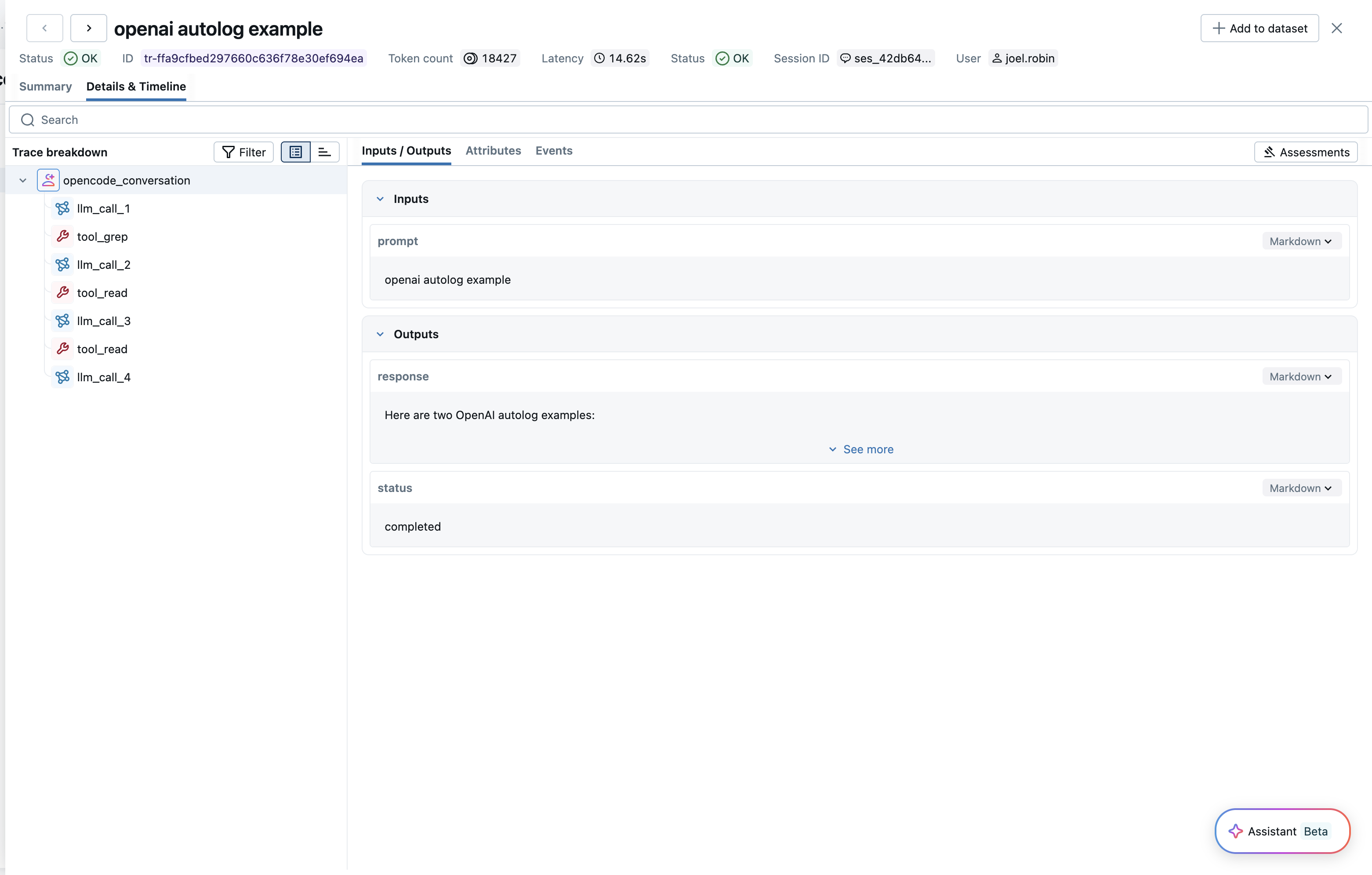 OpenCode Tracing