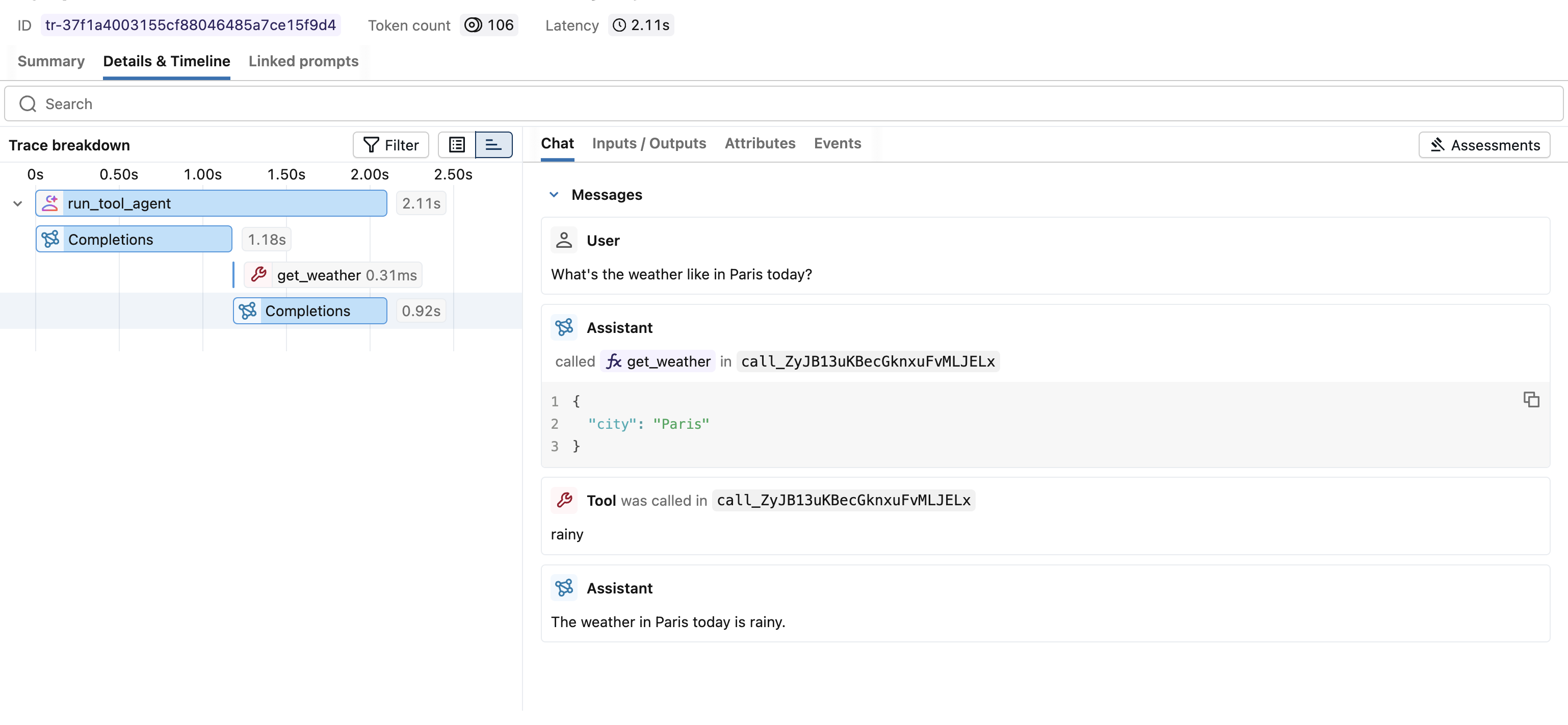 Tracing via autolog