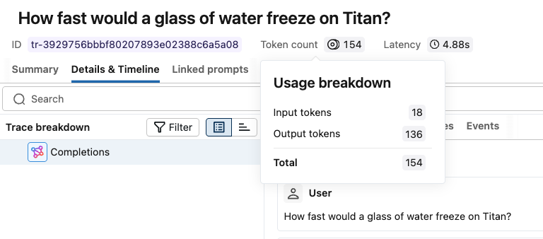 OpenAI Token Usage